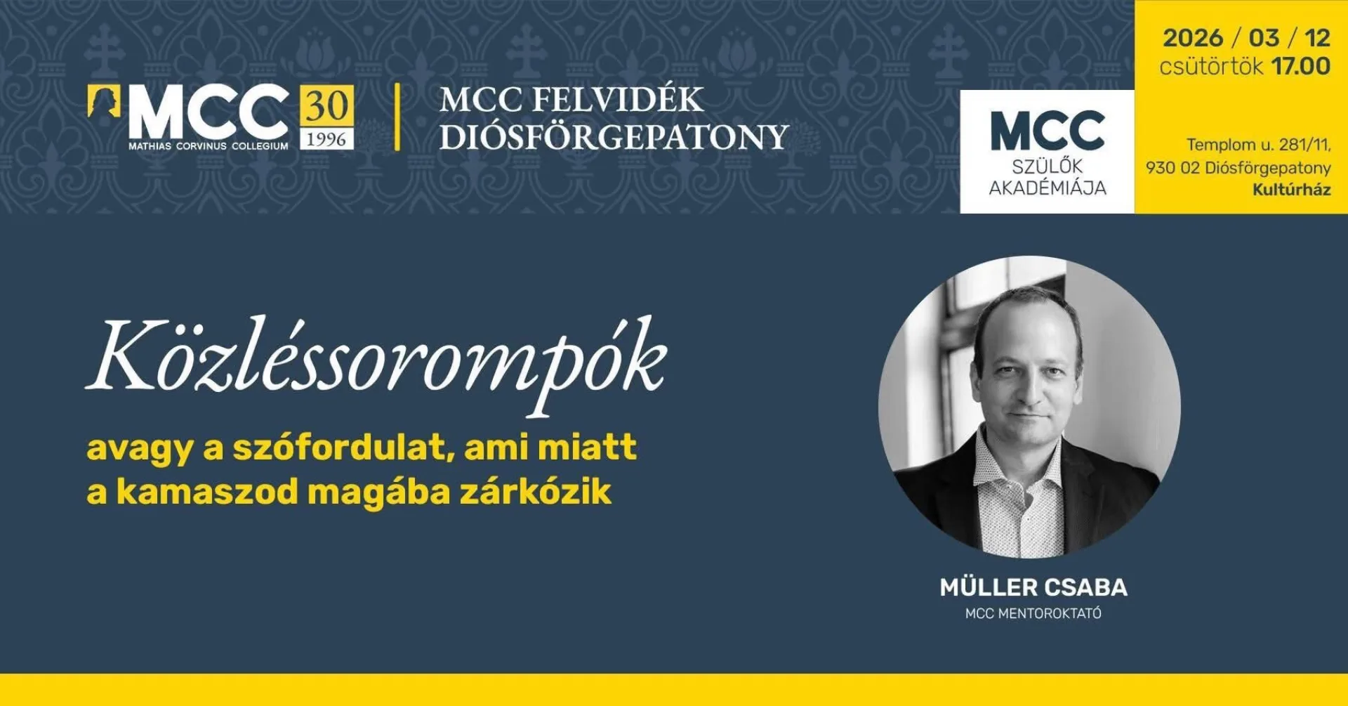 Predstavenie - Müller Csaba-Közléssorompók