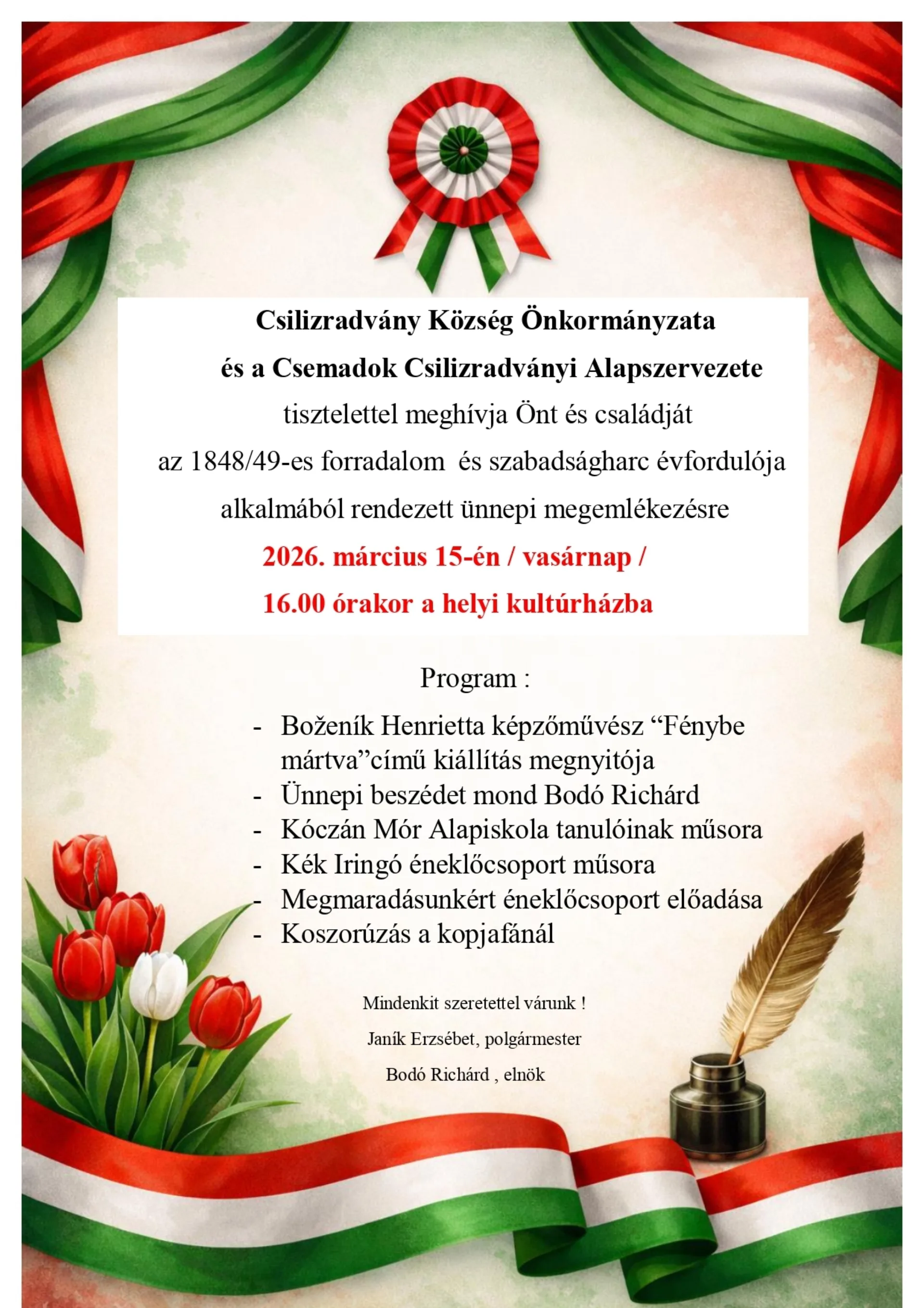 Spomienkové podujatie – 15. marec