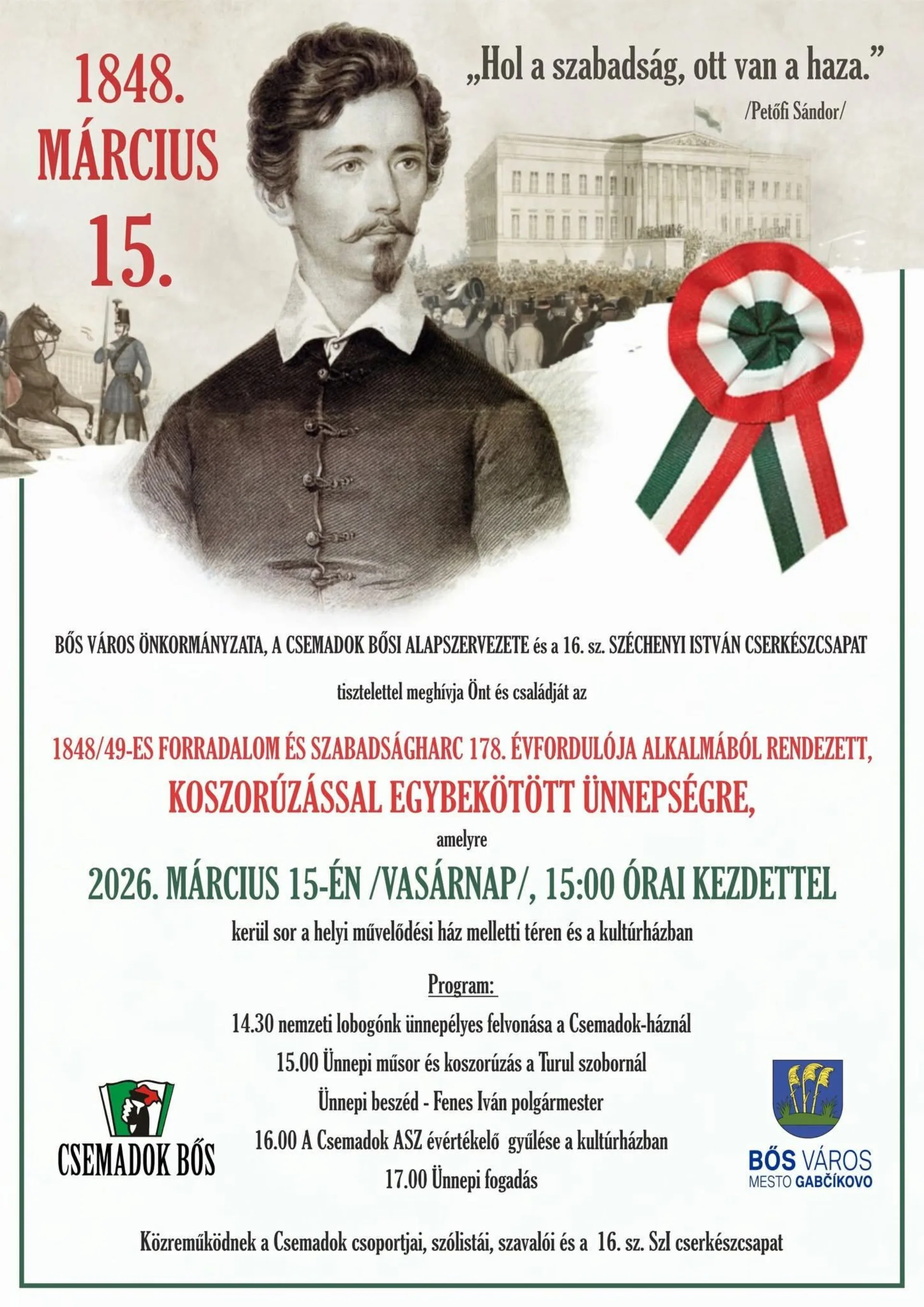 Spomienkové podujatie – 15. marec