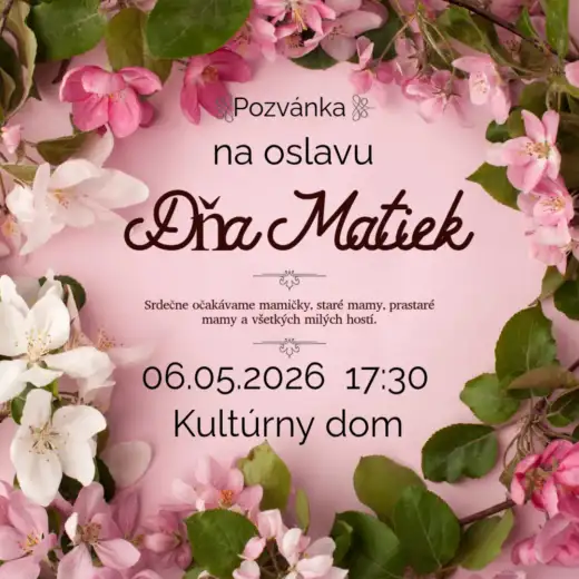 Deň matiek- Horné Mýto