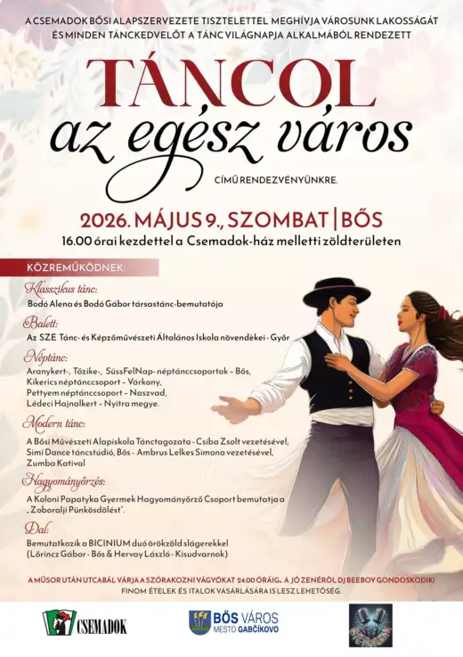 Podujatie-Táncol az egész város