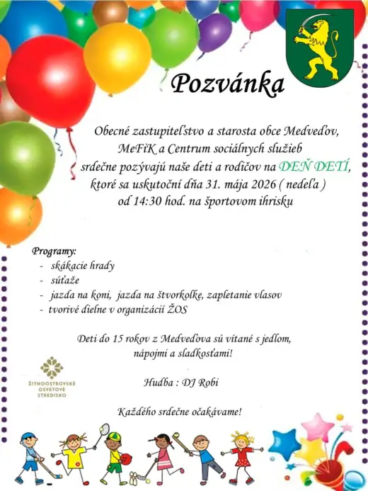 Deň detí-Medveďov