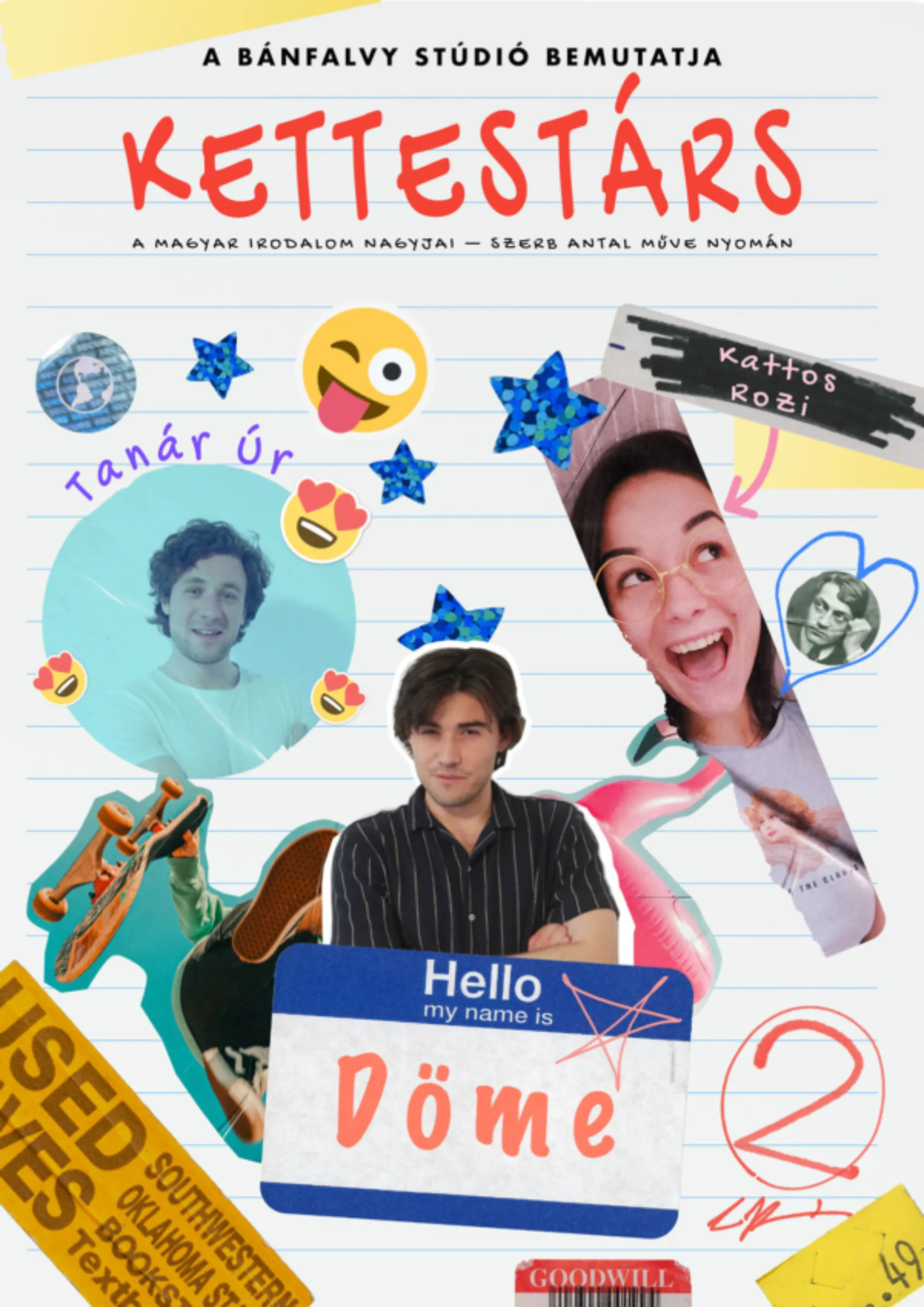 ŠTUDENTSKÁ ABONENTKA | Bánfalvy Stúdió: Kettestárs - Velikáni maďarskej literatúry