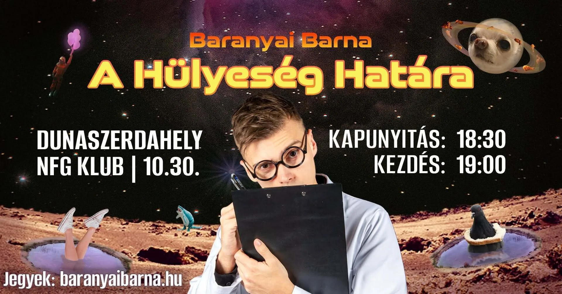 A Hülyeség Határa - Baranyai Barna estje