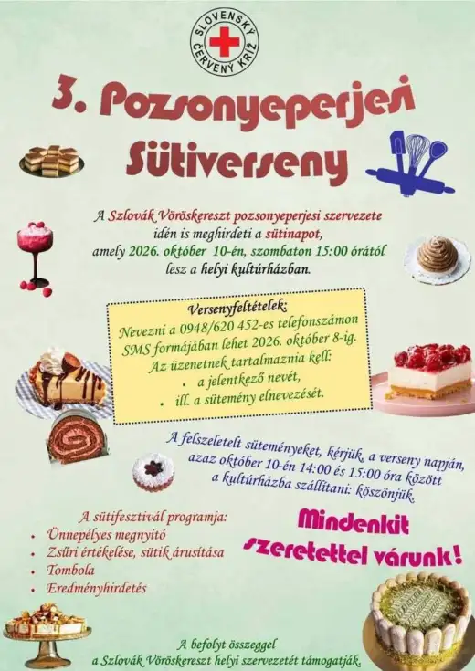 3. súťaž v pečení v Jahodnej