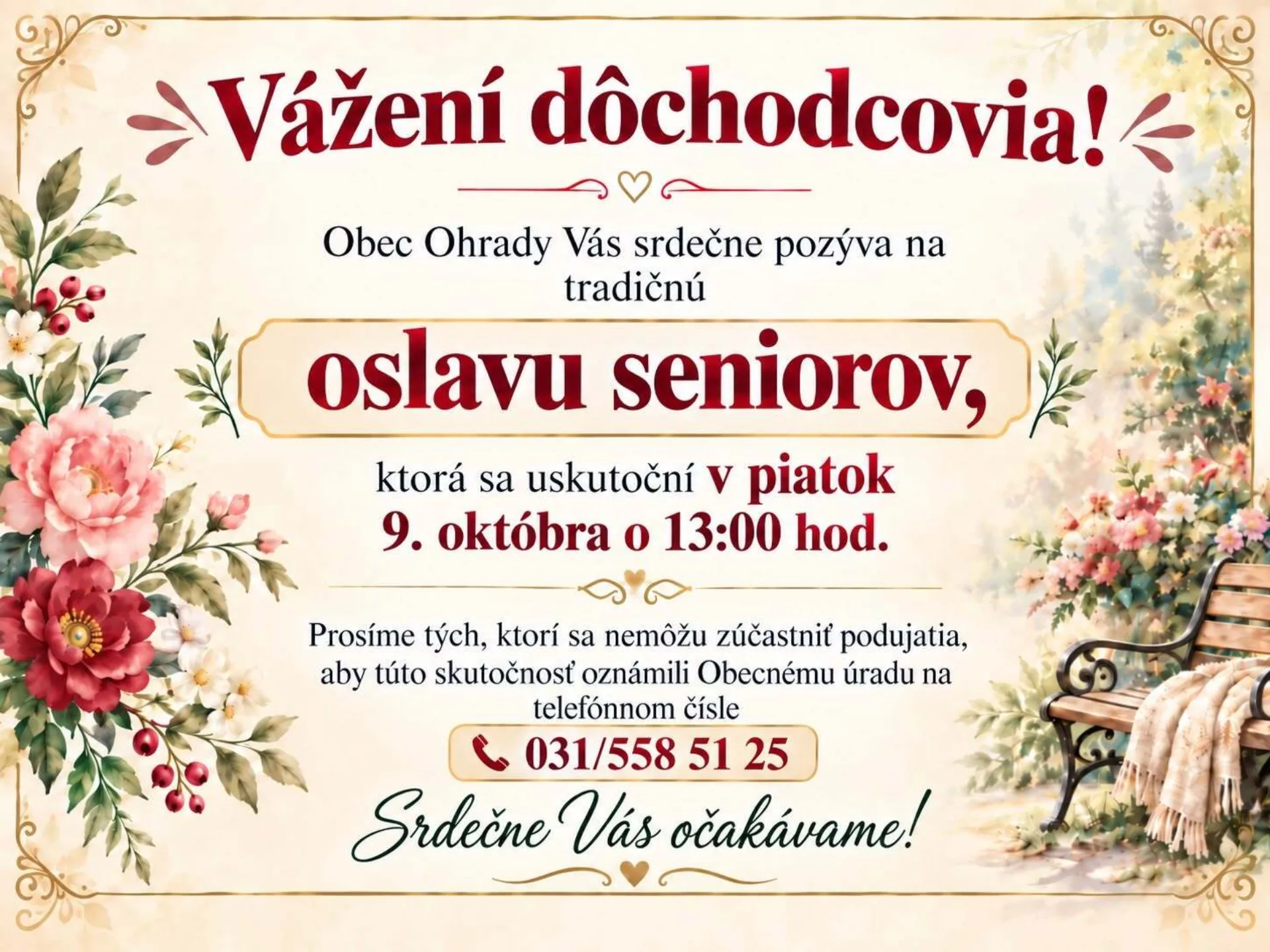 Oslava seniorov